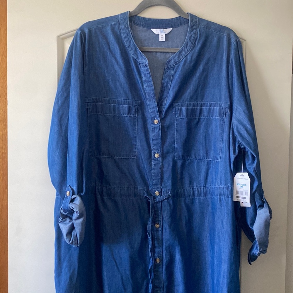 Time and Tru women’s denim dress   Size XXL/2 XG. (20)
